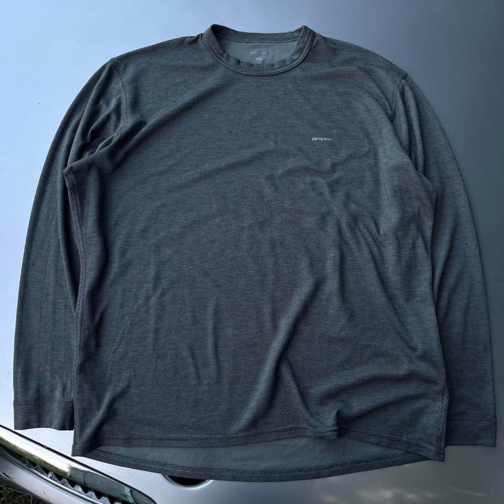 Green Patagonia Capeline long sleeve top